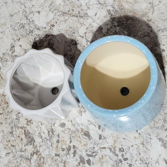 Set of Two Small Ceramic Pots - Picture 2 of 7